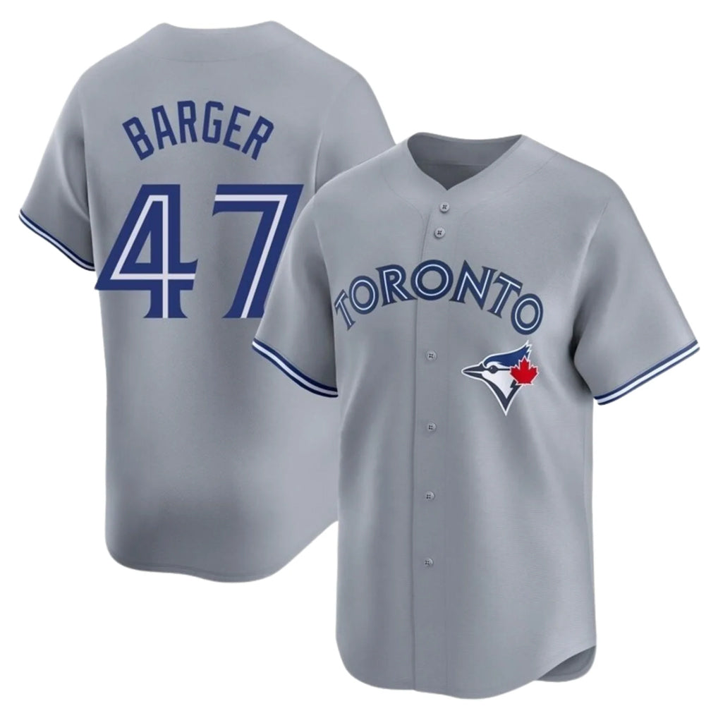 Kooe T.Blue Jays #47 Addison Barger Player Gray Replica Stitched Jerseys