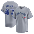 Kooe T.Blue Jays #47 Addison Barger Player Gray Replica Stitched Jerseys