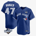 Kooe T.Blue Jays #47 Addison Barger Player Navy 2025 World Series Limited Stitched Jerseys