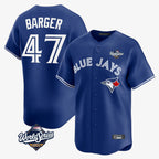 Kooe T.Blue Jays #47 Addison Barger Player Navy 2025 World Series Limited Stitched Jerseys