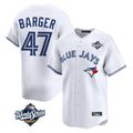 Kooe T.Blue Jays #47 Addison Barger Player White 2025 World Series Limited Stitched Jerseys