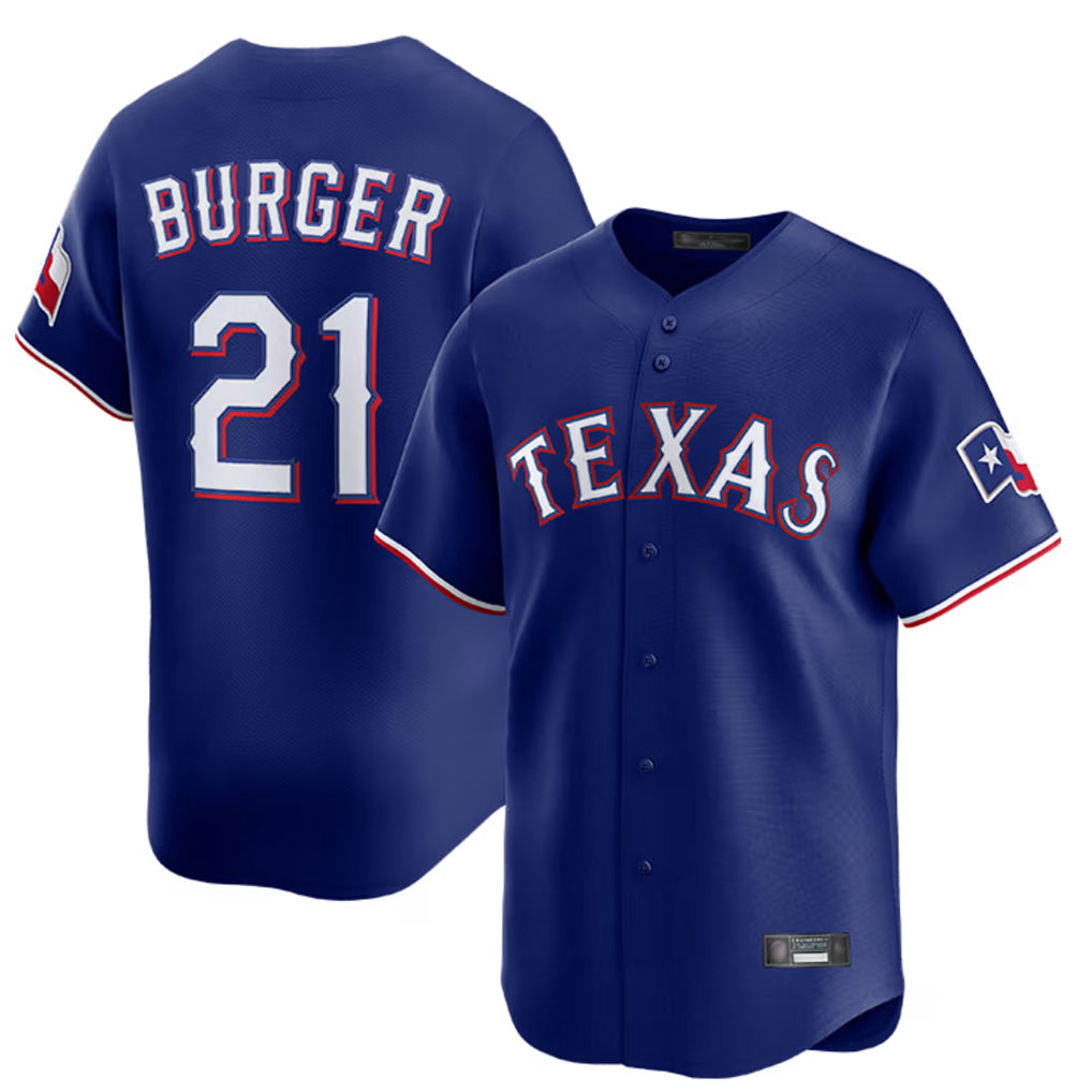 Kooe T.Rangers #21 Jake Burger Player Royal Home Limited Stitched Jerseys