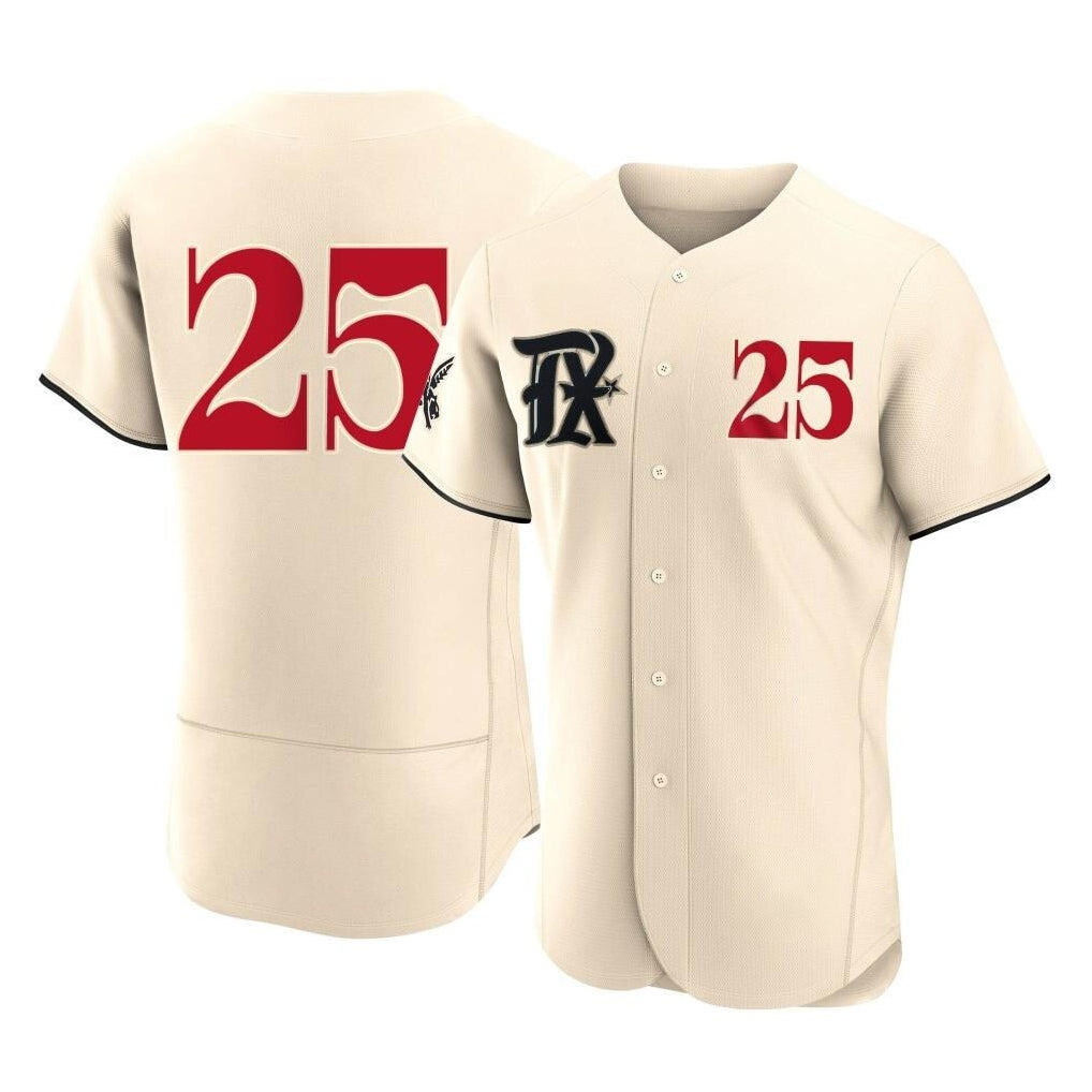 Kooe T.Rangers #25 Buddy Bell Player Cream Limited City Connect Stitched Jerseys