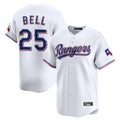 Kooe T.Rangers #25 Buddy Bell Player White Home Limited Stitched Jerseys