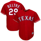 Kooe T.Rangers #29 Adrian Beltre Player Red Majestic Alternate Cool Stitched Jerseys
