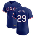 Kooe T.Rangers #29 Adrian Beltre Player Royal Home Limited Elite Stitched Jerseys
