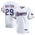 Kooe T.Rangers #29 Adrian Beltre Player White Home Limited Stitched Jerseys