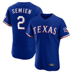 Kooe T.Rangers #2 Marcus Semien Player Royal Elite Home Limited Stitched Jerseys