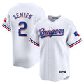 Kooe T.Rangers #2 Marcus Semien Player White Home Limited Stitched Jerseys