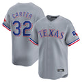 Kooe T.Rangers #32 Evan Carter Player Gray Home Limited Stitched Jerseys