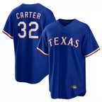 Kooe T.Rangers #32 Evan Carter Player Royal Home Limited Stitched Jerseys