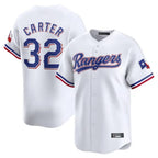 Kooe T.Rangers #32 Evan Carter Player White Home Limited Stitched Jerseys
