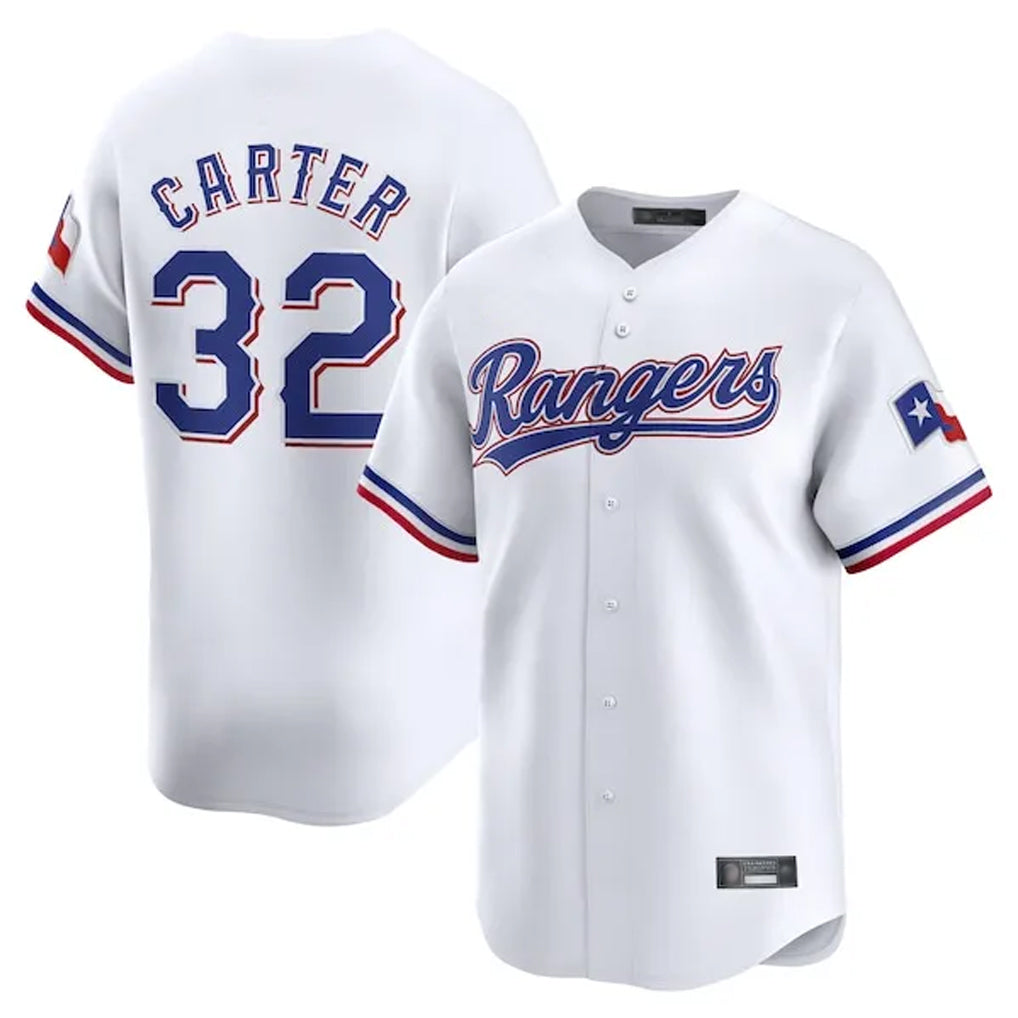 Kooe T.Rangers #32 Evan Carter Player White Home Limited Stitched Jerseys