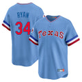 Kooe T.Rangers #34 Nolan Ryan Player Light Blue Cooperstown Collection Limited Stitched Jerseys