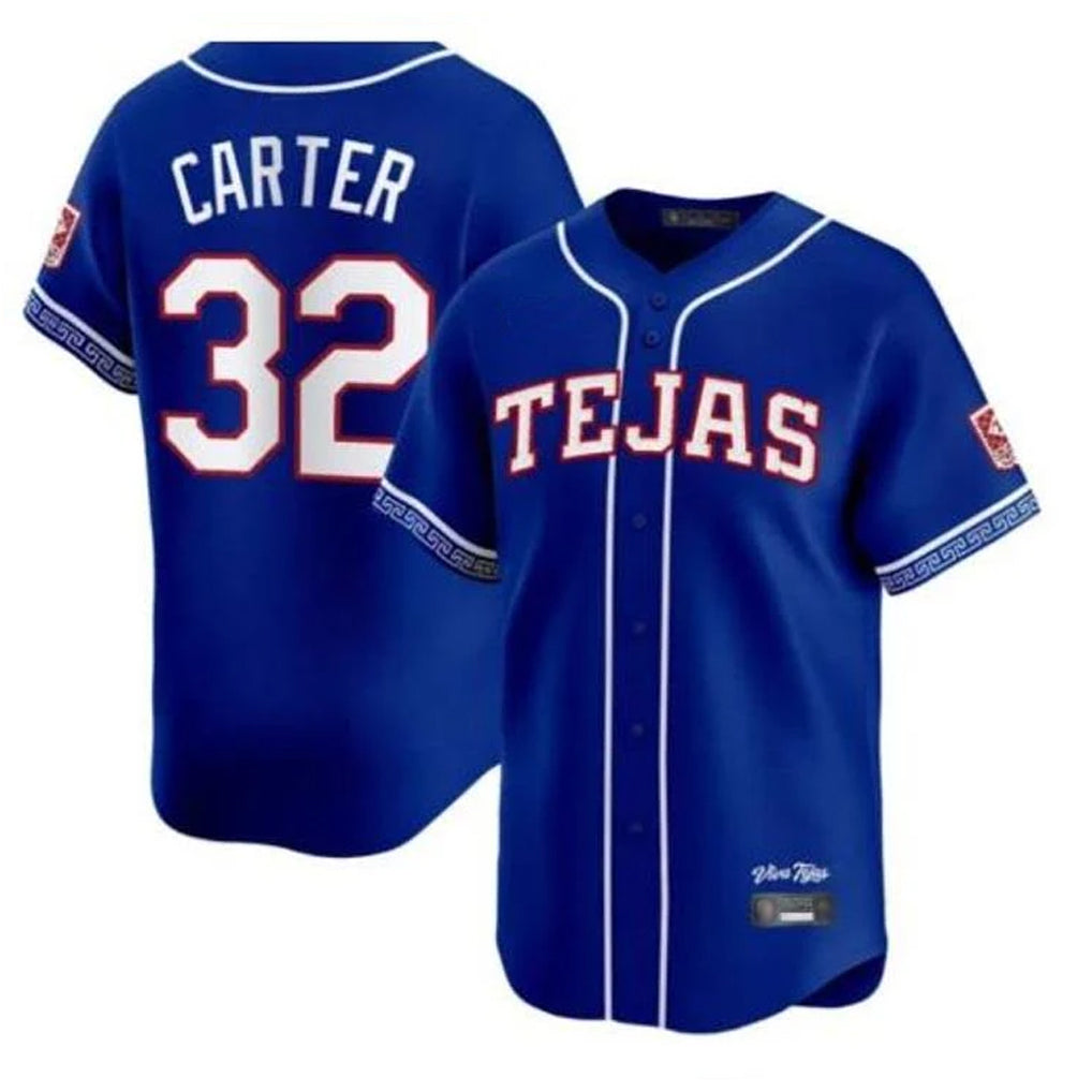 Kooe T.Rangers #32 Evan Carter Player Royal 2026 City Connect Premier Stitched Jerseys