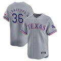 Kooe T.Rangers #36 Wyatt Langford Player Gray Home Limited Stitched Jerseys