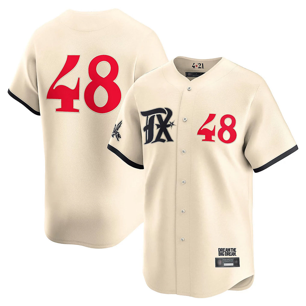 Kooe T.Rangers #48 Jacob deGrom Player Cream Limited City Connect Stitched Jerseys