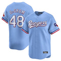 Kooe T.Rangers #48 Jacob deGrom Player Light Blue Home Limited Stitched Jerseys