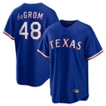 Kooe T.Rangers #48 Jacob deGrom Player Royal Home Game Stitched Jerseys