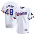 Kooe T.Rangers #48 Jacob deGrom Player White Home Limited Stitched Jerseys