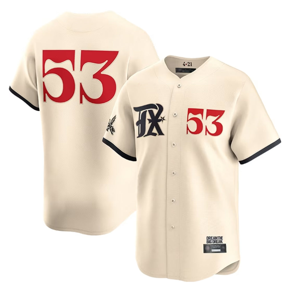 Kooe T.Rangers #53 Adolis Garcia Player Cream City Connect Limited Stitched Jerseys