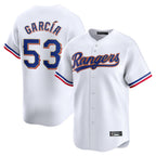 Kooe T.Rangers #53 Adolis Garcia Player Gold Home Limited White Stitched Jerseys