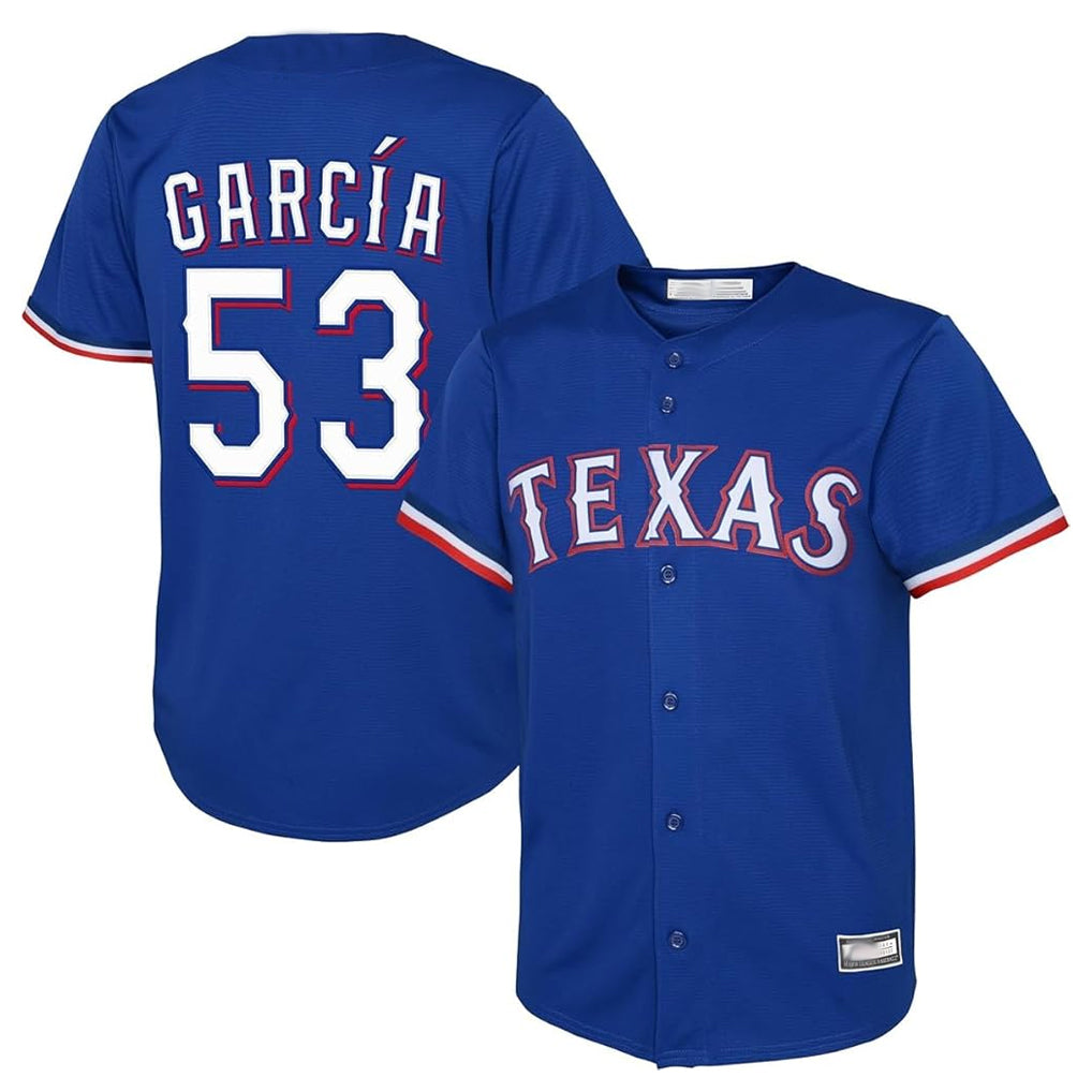 Kooe T.Rangers #53 Adolis Garcia Player Royal Home Limited Stitched Jerseys