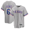 Kooe T.Rangers #6 Josh Jung Player Gray Limited Home Stitched Jerseys