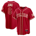 Kooe T.Rangers #6 Josh Jung Player Red 2026 City Connect Limited Stitched Jerseys