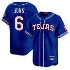 Kooe T.Rangers #6 Josh Jung Player Royal 2026 City Connect Limited Stitched Jerseys