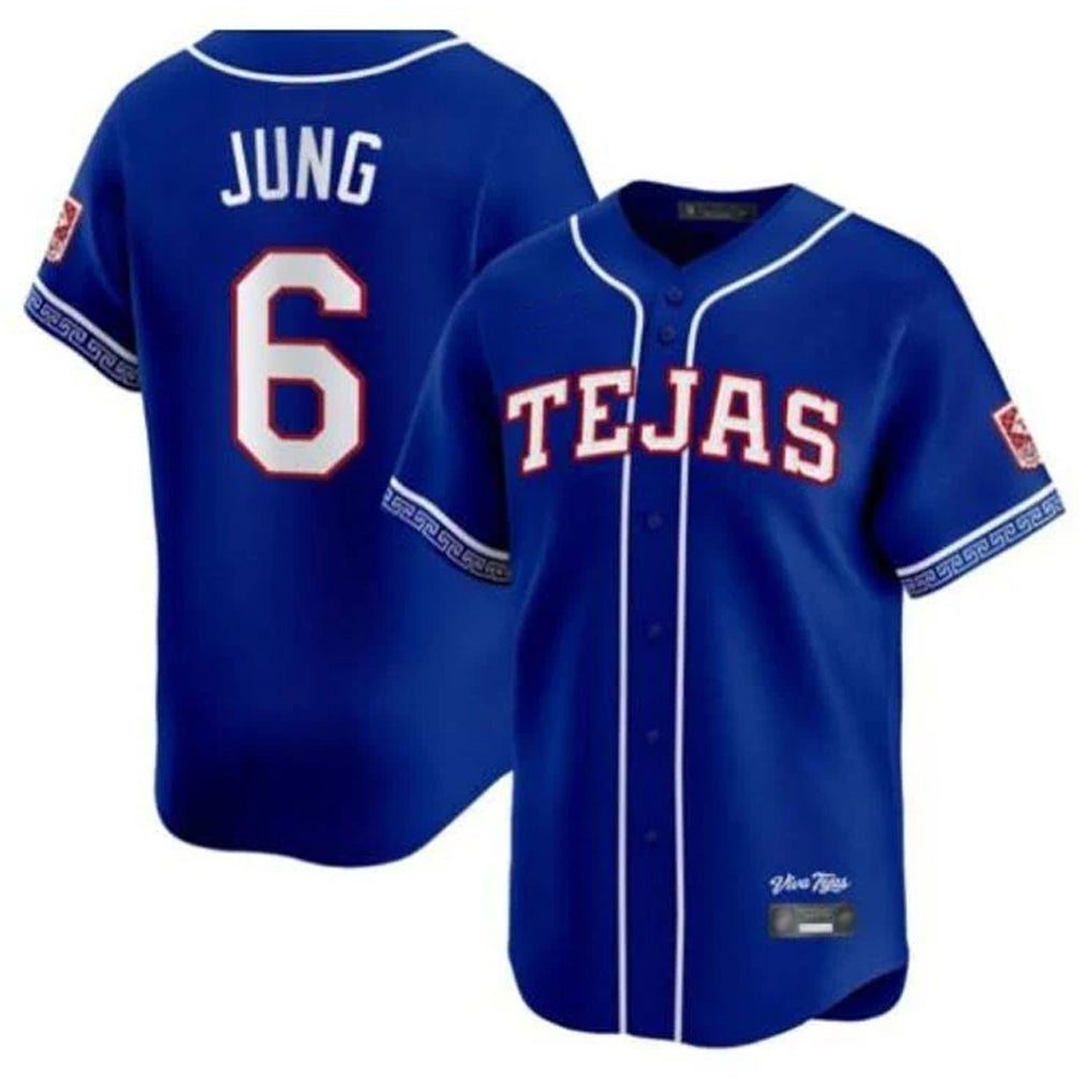 Kooe T.Rangers #6 Josh Jung Player Royal 2026 City Connect Limited Stitched Jerseys