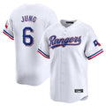 Kooe T.Rangers #6 Josh Jung Player White&Blue Home Limited Stitched Jerseys
