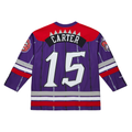 Kooe T.Raptors #15 Vince Carter Mitchell & Ness Purple Maxxed Out Fashion Hockey Jerseys