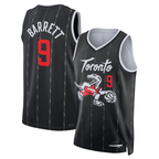 Kooe T.Raptors #9 RJ Barrett Black 2025-26 Swingman Jerseys - City Edition
