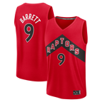 Kooe T.Raptors #9 RJ Barrett Red Fast Break Jerseys - Icon Edition