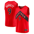 Kooe T.Raptors #9 RJ Barrett Red Fast Break Player Jerseys - Icon Edition