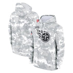 Kooe T.Titans Camo Arctic Salute to Service Pullover Hoodies Home Game Blank Player Stitched Jerseys