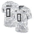Kooe T.Titans #0 Calvin Ridley Player Arctic Camo Limited Salute to Service Home Game Stitched Jerseys