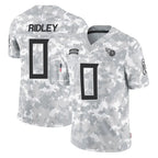 Kooe T.Titans #0 Calvin Ridley Player Arctic Camo Limited Salute to Service Home Game Stitched Jerseys