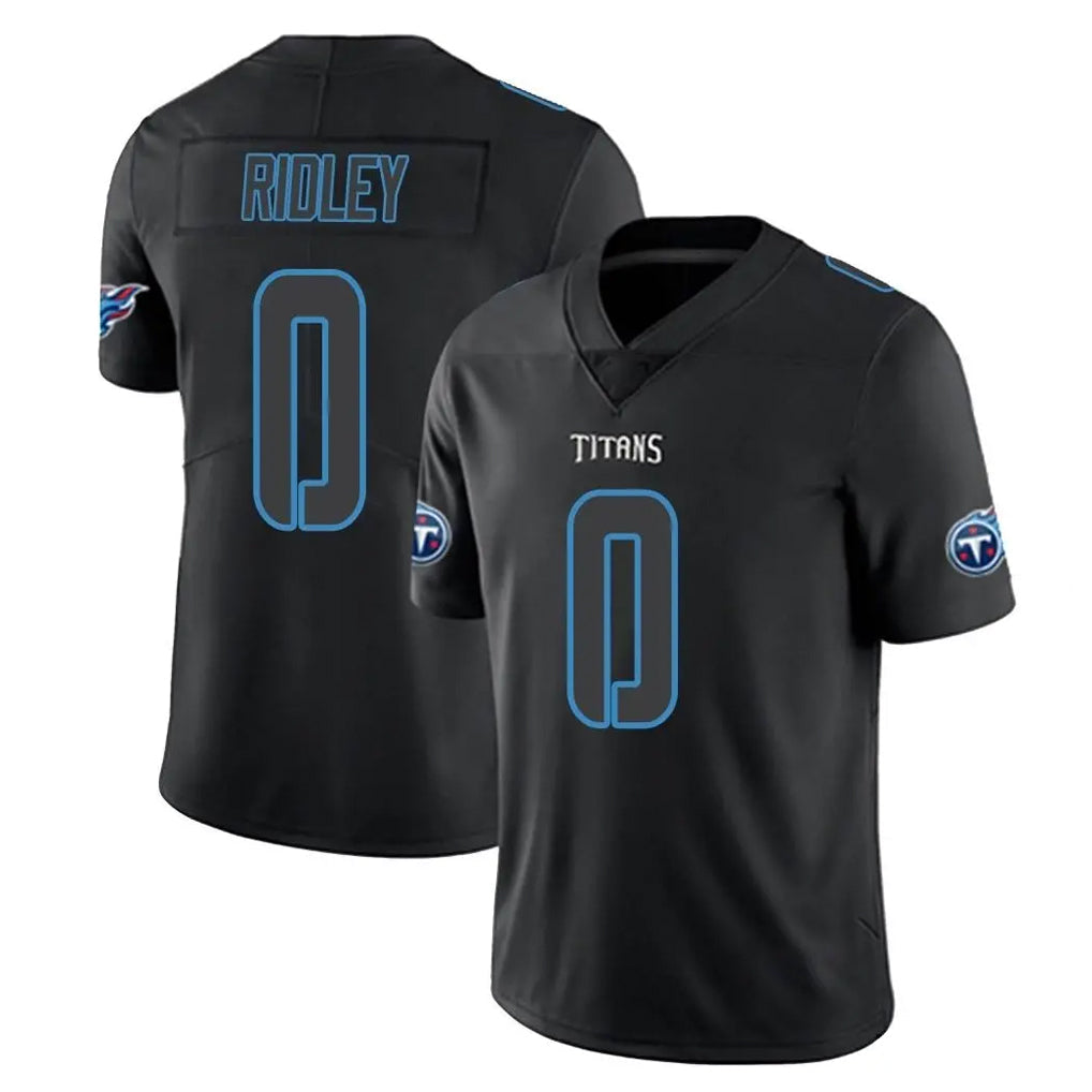 Kooe T.Titans #0 Calvin Ridley Player Black Impact Limited Home Game Stitched Jerseys