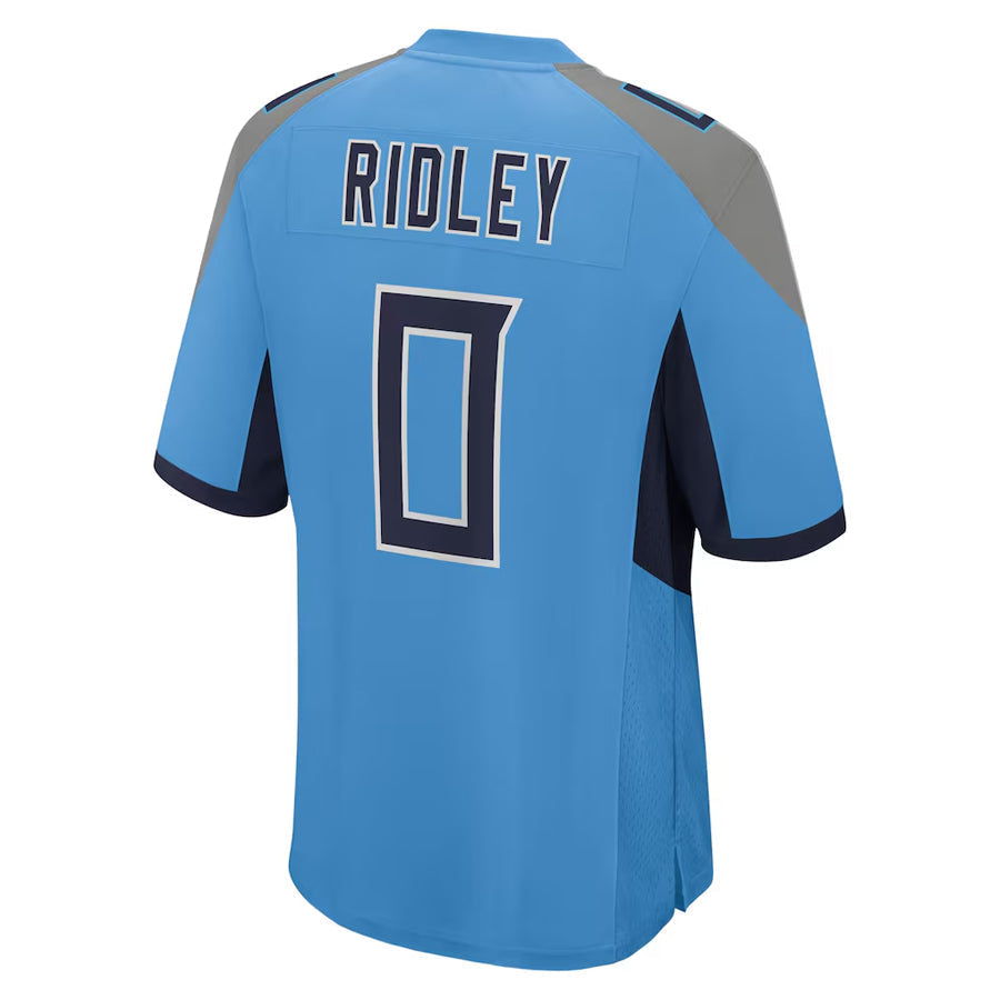 Kooe T.Titans #0 Calvin Ridley Player Light Blue Home Game Stitched Jerseys
