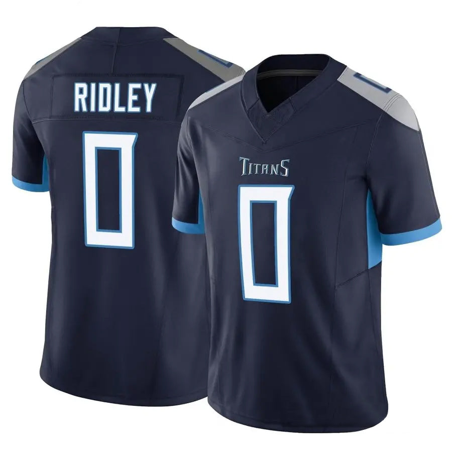 Kooe T.Titans #0 Calvin Ridley Player Navy Vapor F.U.S.E. Limited Stitched Jerseys