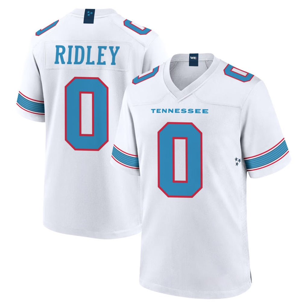 Kooe T.Titans #0 Calvin Ridley Player White 2026 Game Home Stitched Jerseys