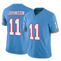 Kooe T.Titans #11 Jermaine Johnson II Player Light Blue Limited Vapor F.U.S.E. Home Game Stitched Jerseys