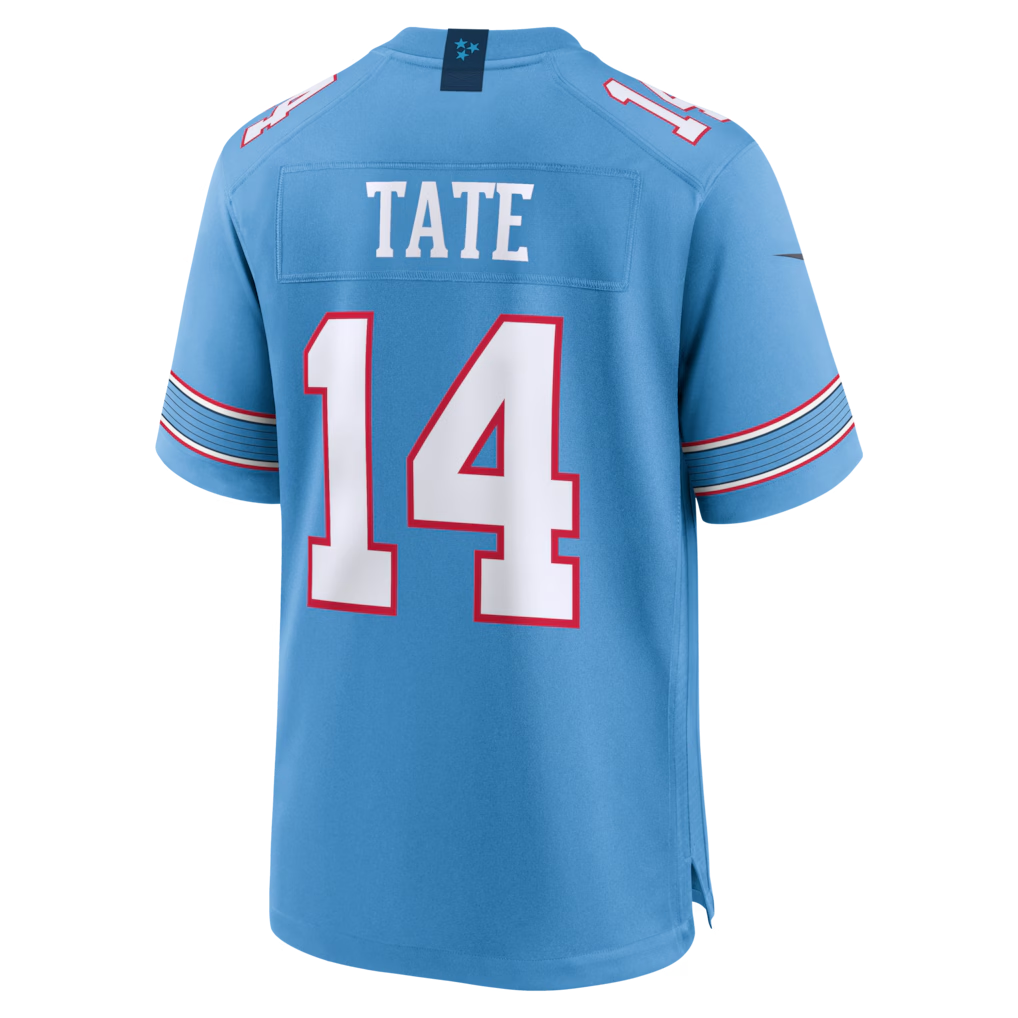 Kooe T.Titans #14 Carnell Tate Light Blue 2026 Draft First Round Pick No. 4 Team Game Stitched Jerseys