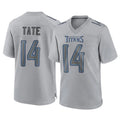 Kooe T.Titans #14 Carnell Tate Player Gray Atmosphere Fashion Home Game Stitched Jerseys