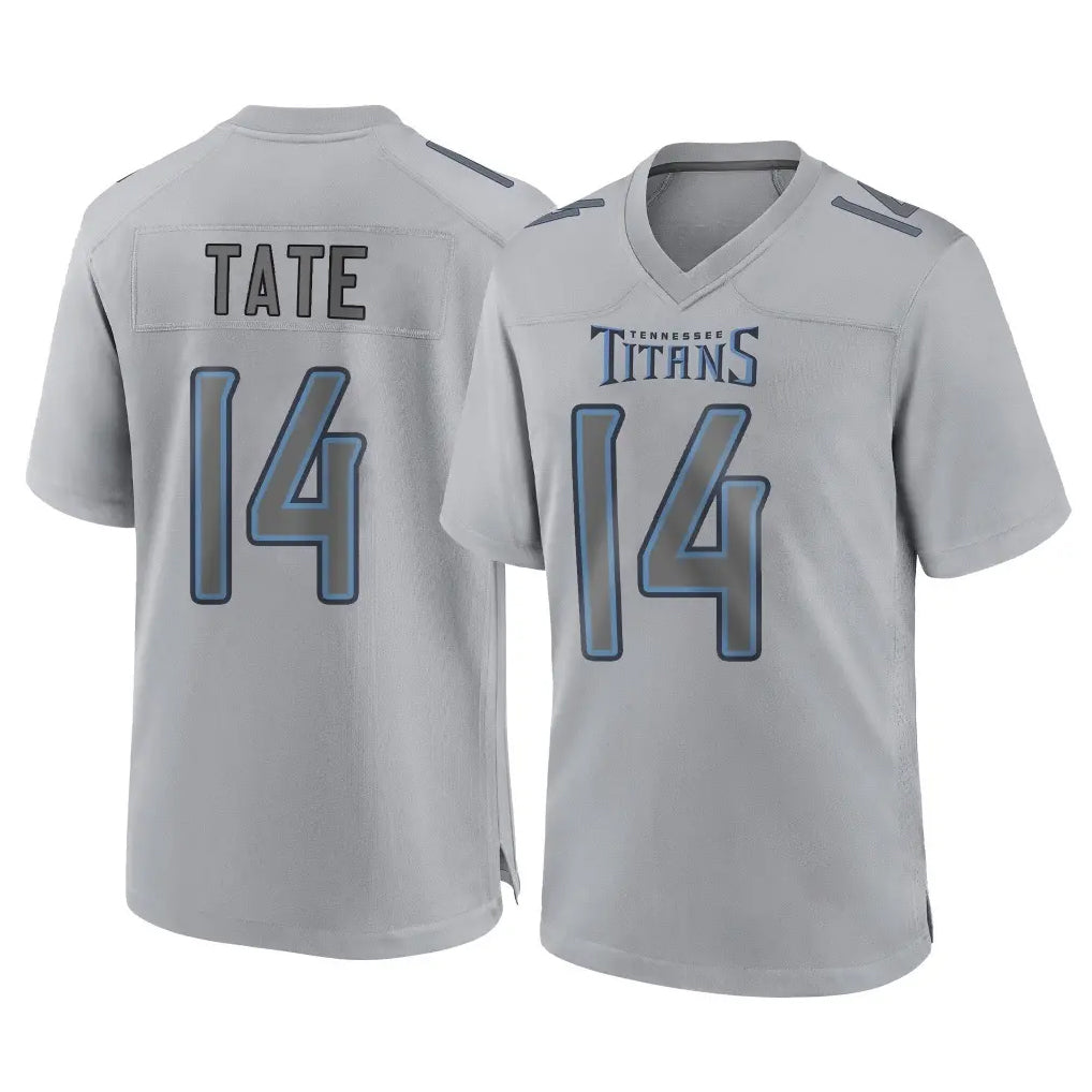 Kooe T.Titans #14 Carnell Tate Player Gray Atmosphere Fashion Home Game Stitched Jerseys