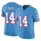Kooe T.Titans #14 Carnell Tate Player Light Blue Limited Vapor F.U.S.E. Home Game Stitched Jerseys