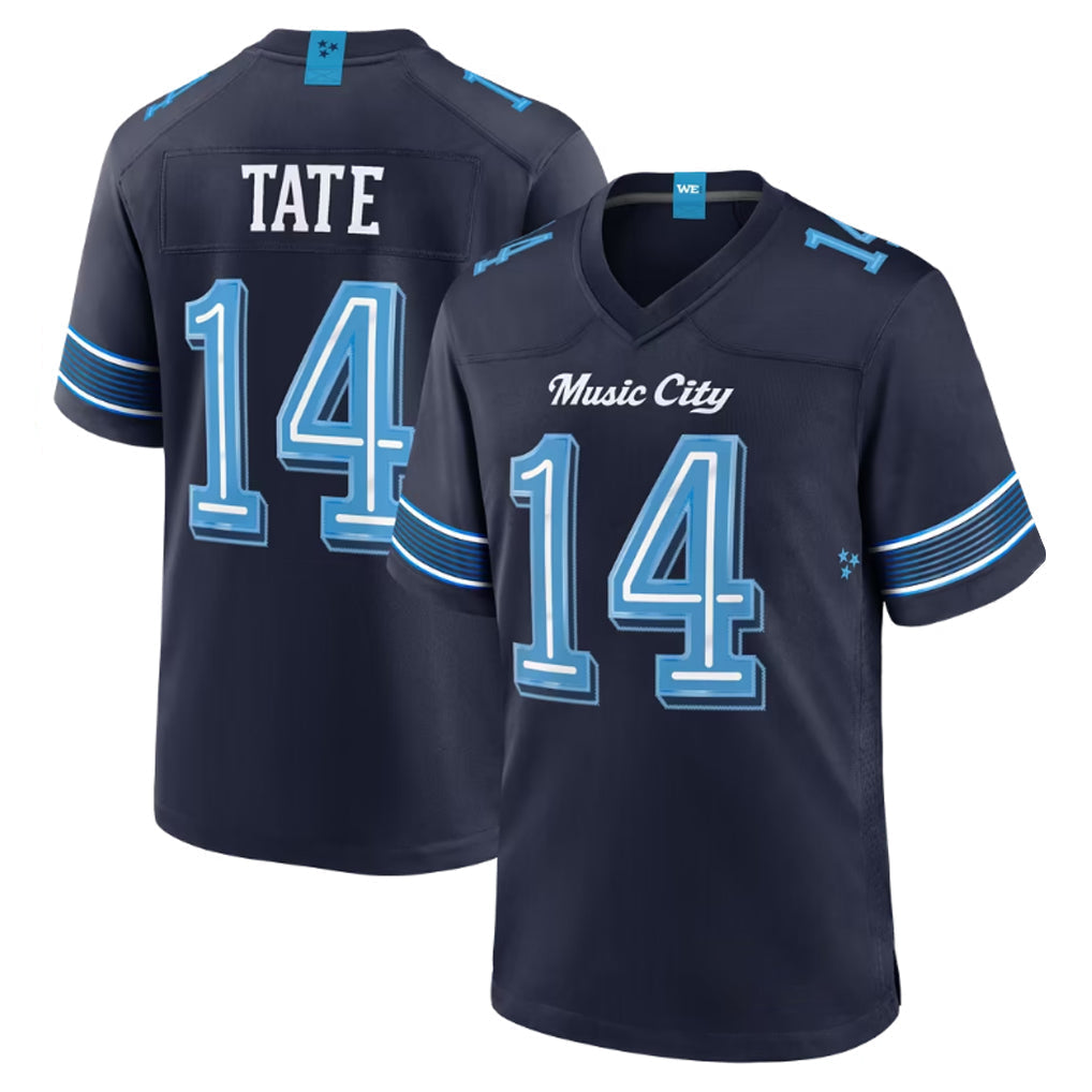 Kooe T.Titans #14 Carnell Tate Player Navy 2026 Rivalries Collection Home Game Stitched Jerseys