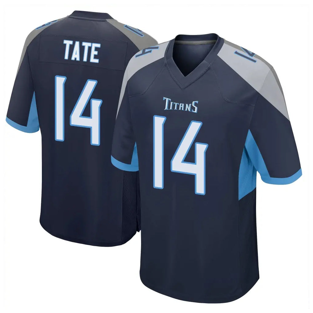 Kooe T.Titans #14 Carnell Tate Player Navy Home Game Stitched Jerseys